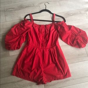 Romper off the shoulder